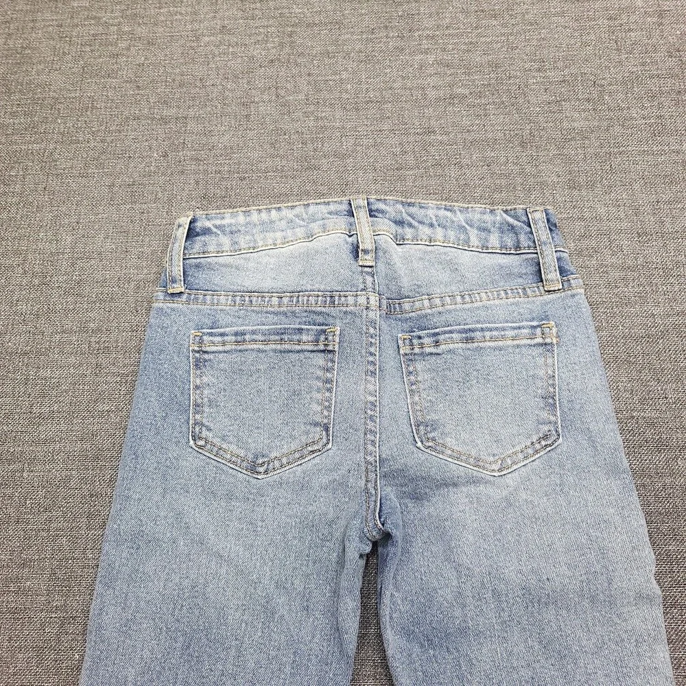 Girls' High Rise Skinny Super Stretch Skinny Jeans - Cat & Jack Blue Size 7